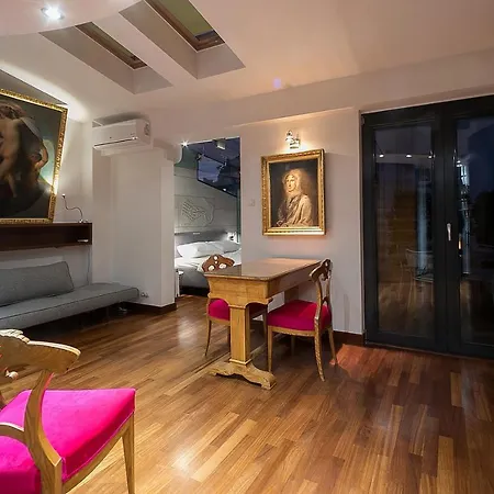 公寓 Main Square With Terrace & Air Condition 克拉科夫